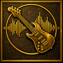 Gold carved drum pad